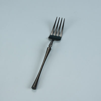 Matte Black Stainless Steel Cutlery For 4 Include Knife