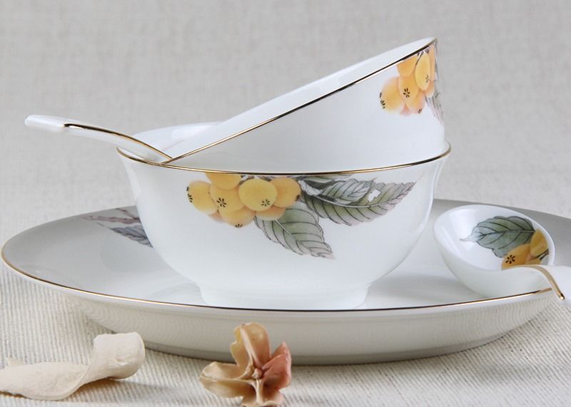 45pc Bone China Dinnerware Set