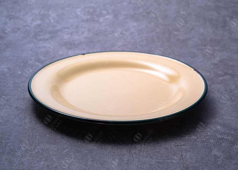 Reminiscence Enamel Ceramic Dinner Plate